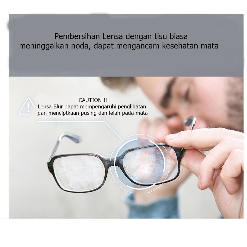 Tisu Antifog Kacamata Tisu Lap Kacamata Anti Uap Embun