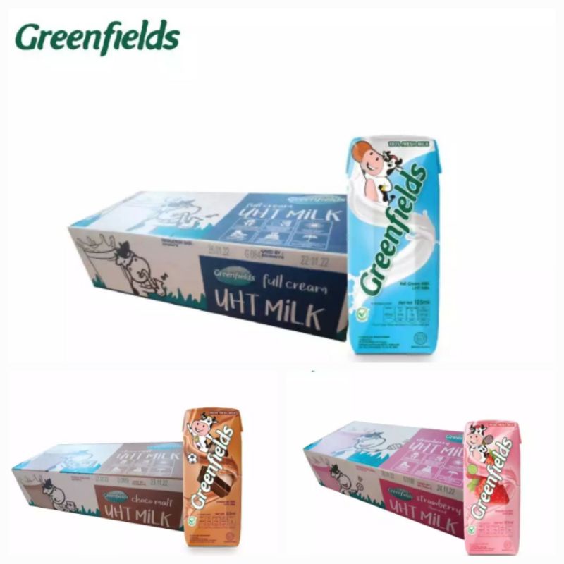 

UHT GREENFIELD 1dus 105ML 1DUS / CARTON X 40Pcs Full Cream/Coklat/ Strawberry