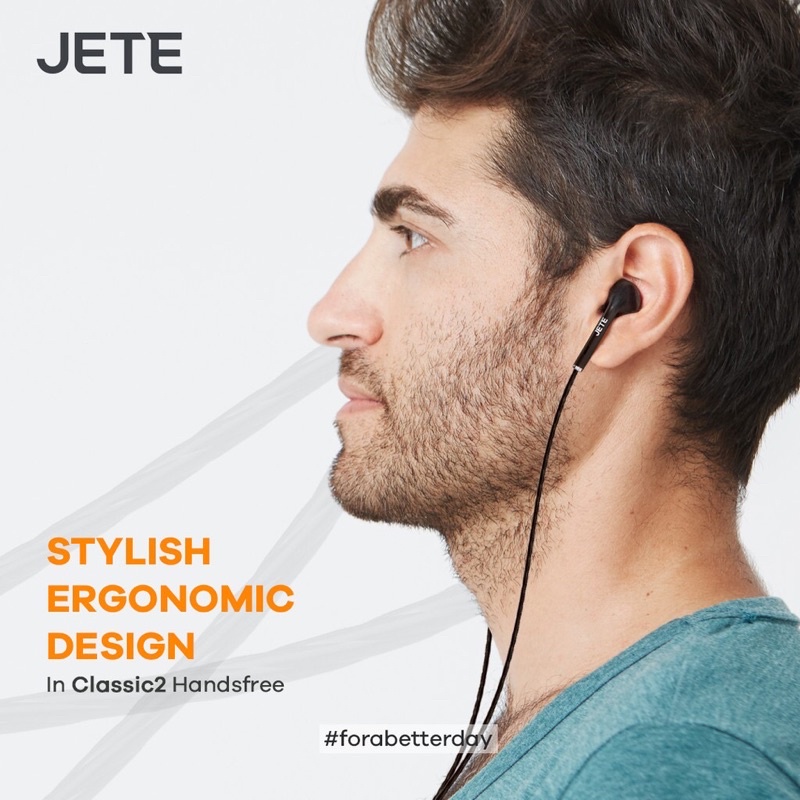 Headset Earphone Stereo JETE Classic 2 RESMI