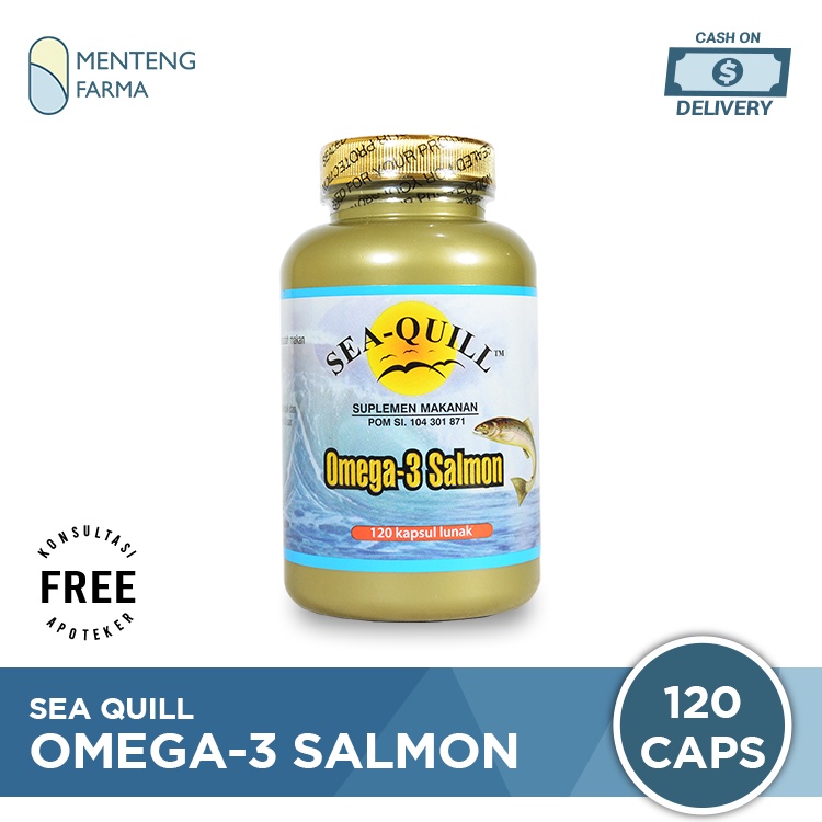 Sea Quill Omega-3 Salmon (Isi 120 Softgels)