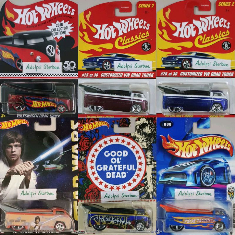 hotwheels hot wheels customized vw drag truck edisi hotwheels classics mattel inc toy makers die-cas