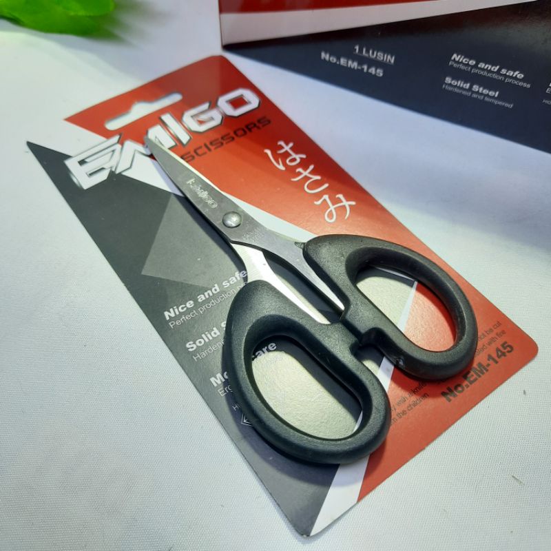 Gunting Isi 12 Pcs Gunting Emigo NO.EM.145 Grosir