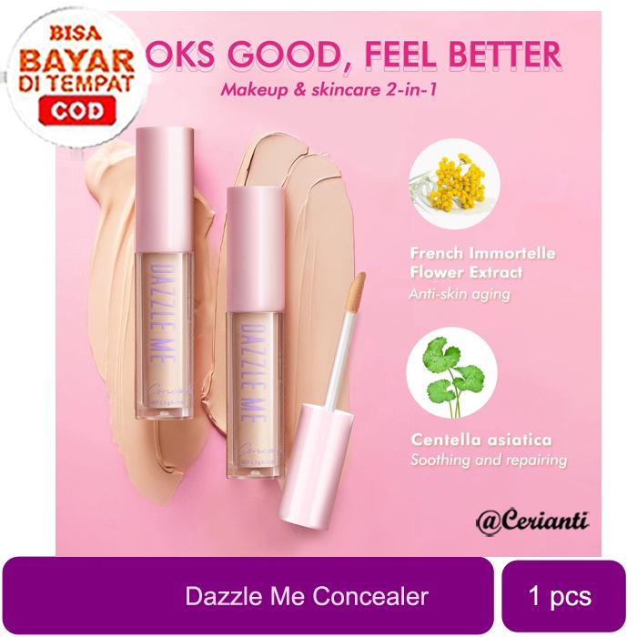[JADI FLAWLESS | CONCEALER] [BPOM] DAZZLE ME Our Secret Cover Concealer - Liquid Make up Tahan Lama 