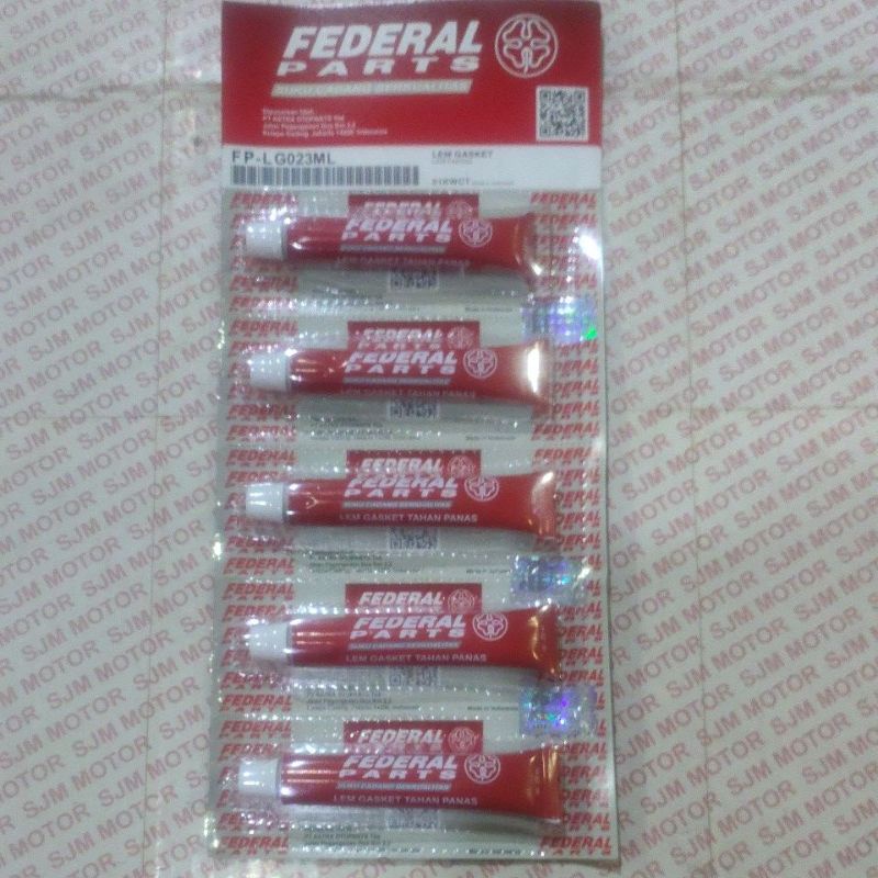 

LEM GASKET FEDERAL HARGA 1 LEMBAR ISI 5 PCS