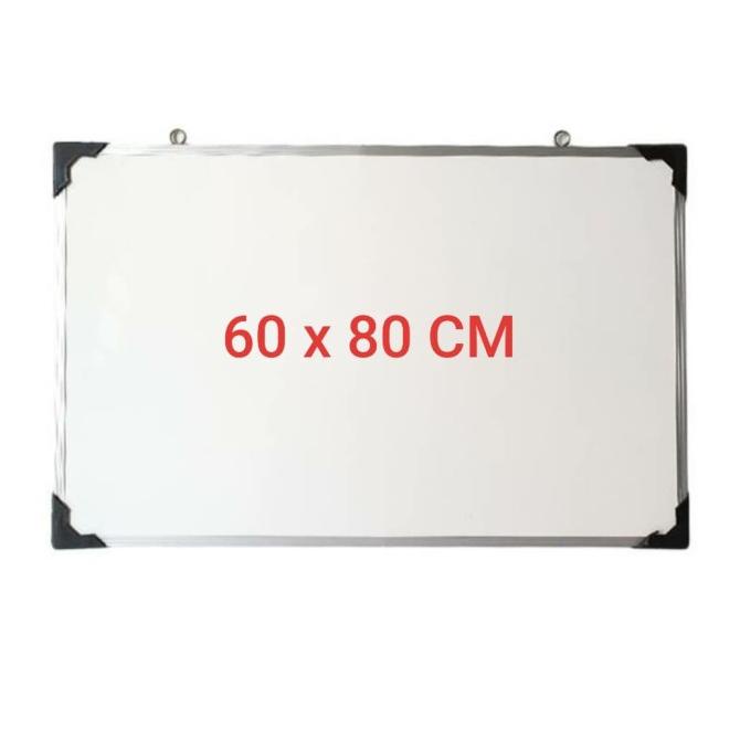 

[COD] Papan Tulis whiteboard dan blackboard 60 X 80 cm KOMPLIT Kode 718