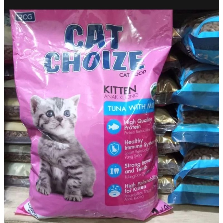 CAT CHOIZE Kitten Anak Kucing 1kg/Makanan Kucing Murah Premium