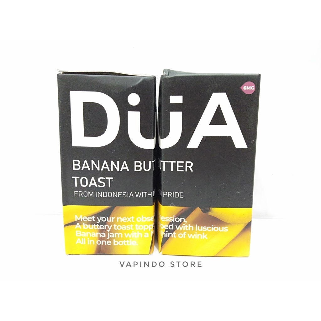 NIC 6MG DUA BANANA BUTTER TOAST 60ML BY INDO BREW LIQUID