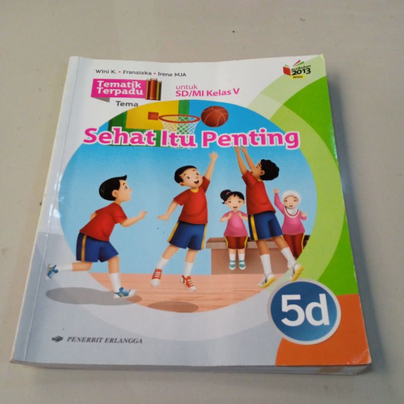 Tematik SD kelas 5d Erlangga.