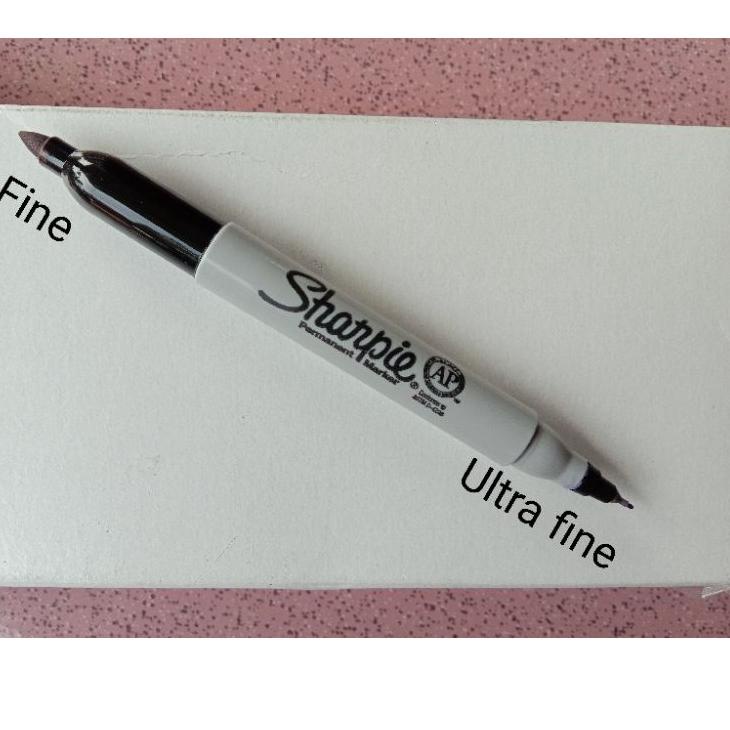 

Produk Update spidol Sharpie twin tip permanent marker black/ hitam