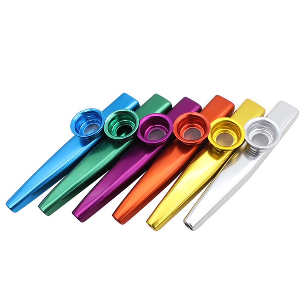 Instrumen Musik kazoo portable Bahan Metal