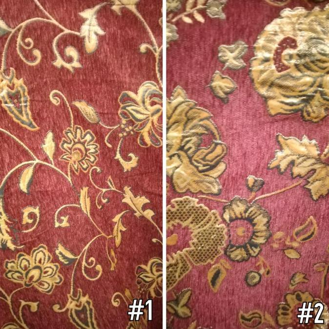 Kain Jok / Sofa Motif Bunga Emas - Maxwell (Furniture, Sofa, Kursi)