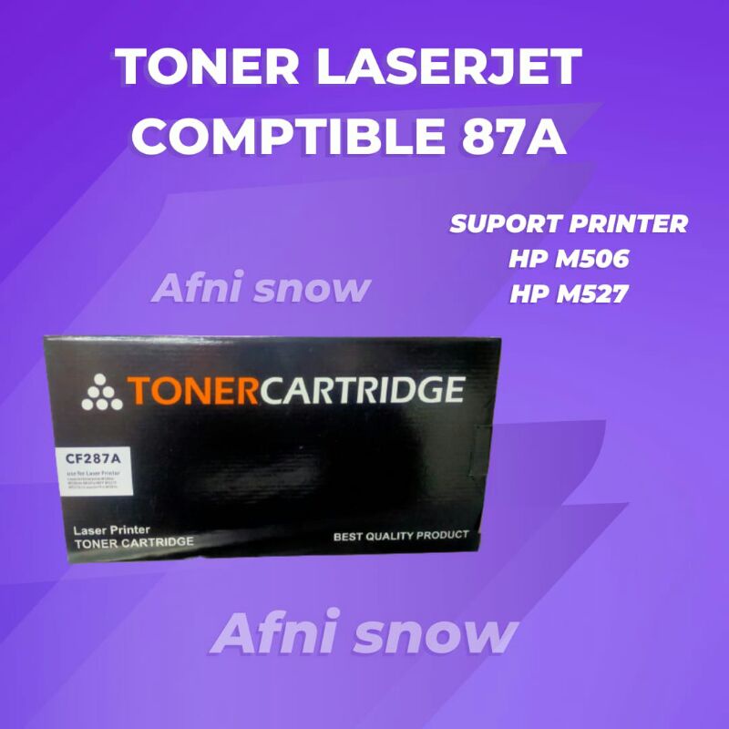 Toner Cartridge Compatible HP 87A CF287A - HP LASERJET M506 / M527