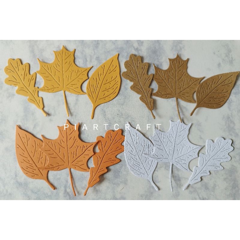 

seri AUTUMN - autumn leaves - Dies cut / cut dies DIY scrapbook / vintage journal / album / diary
