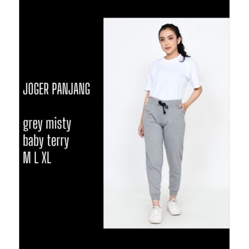 Celana Jogger Pants Polos Premium HARGA MURAH Pria Wanita Bhan Babby