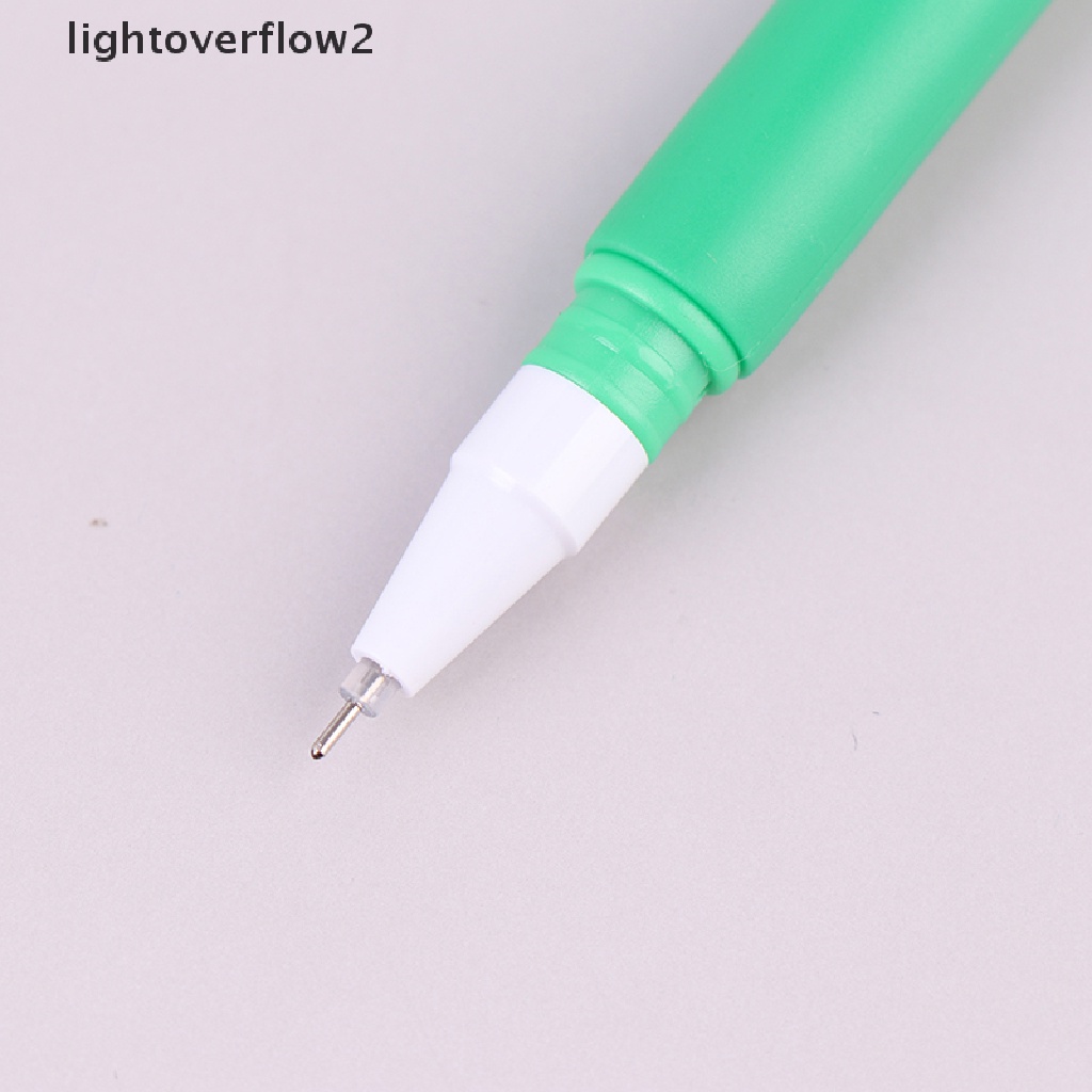 (lightoverflow2) 10pcs Pulpen 0.5mm Bentuk Kaktus Untuk Sekolah / Kantor