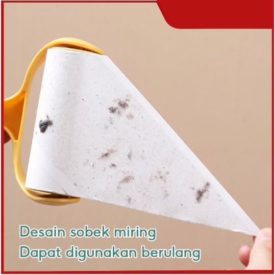 ❤ IJN ❤ Lint Roller Bulu Kucing Pakaian Baju Anjing Besar Refill Rol Roll Halus Debu Hewan Pembersih Sikat