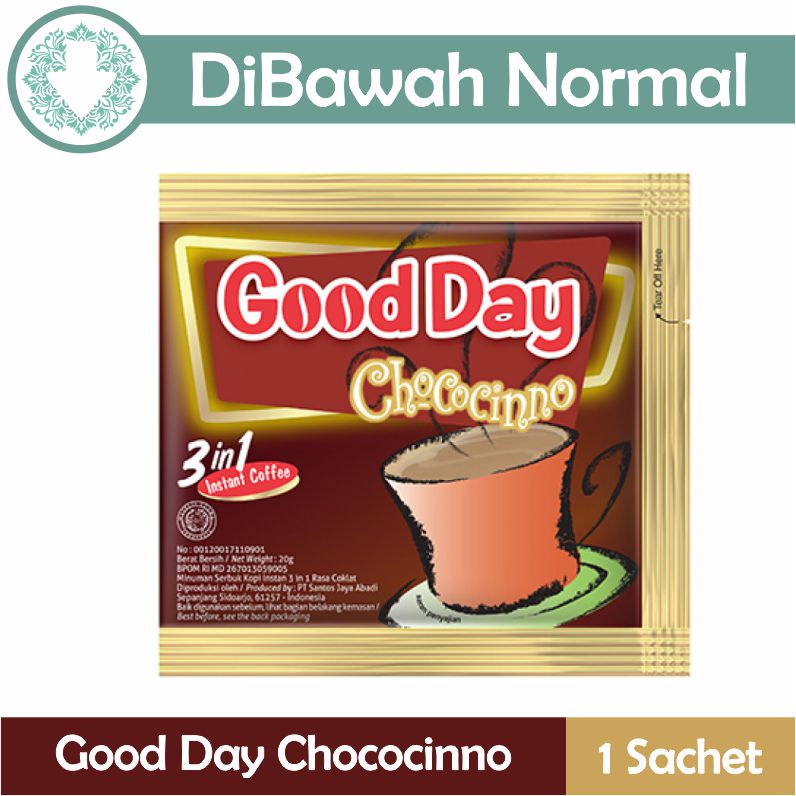 

Good Day Chococinno Satu Sachet ( 1 x 20 gr)