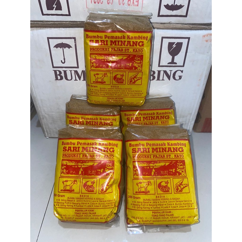 

Bumbu Pemasak Sari Minang KAMBING