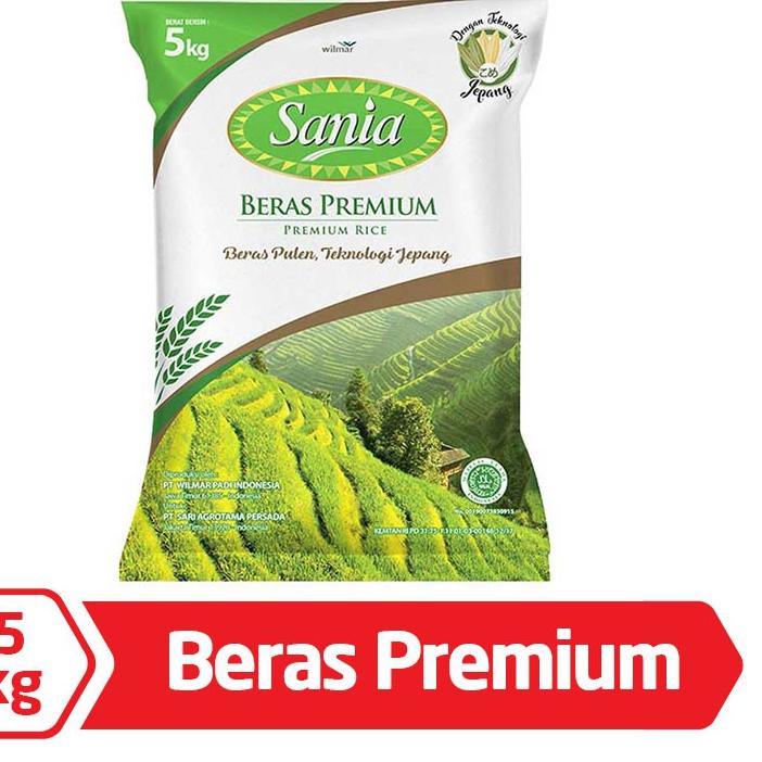 

BISA COD ✔️Sania Beras Premium 5kg|SQ6