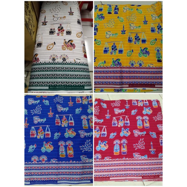 Batik Ondel Ondel/Minimal Order 2 klik(1 mtr)/Harga Tercantum 1/2 mtr