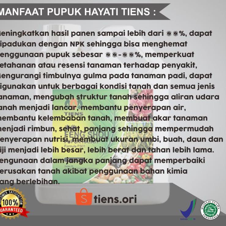 Sale Terbatas PUPUK FENG SHOU TIENS | FENG SHOU PUPUK HAYATI | PENYUBUR TANAMAN