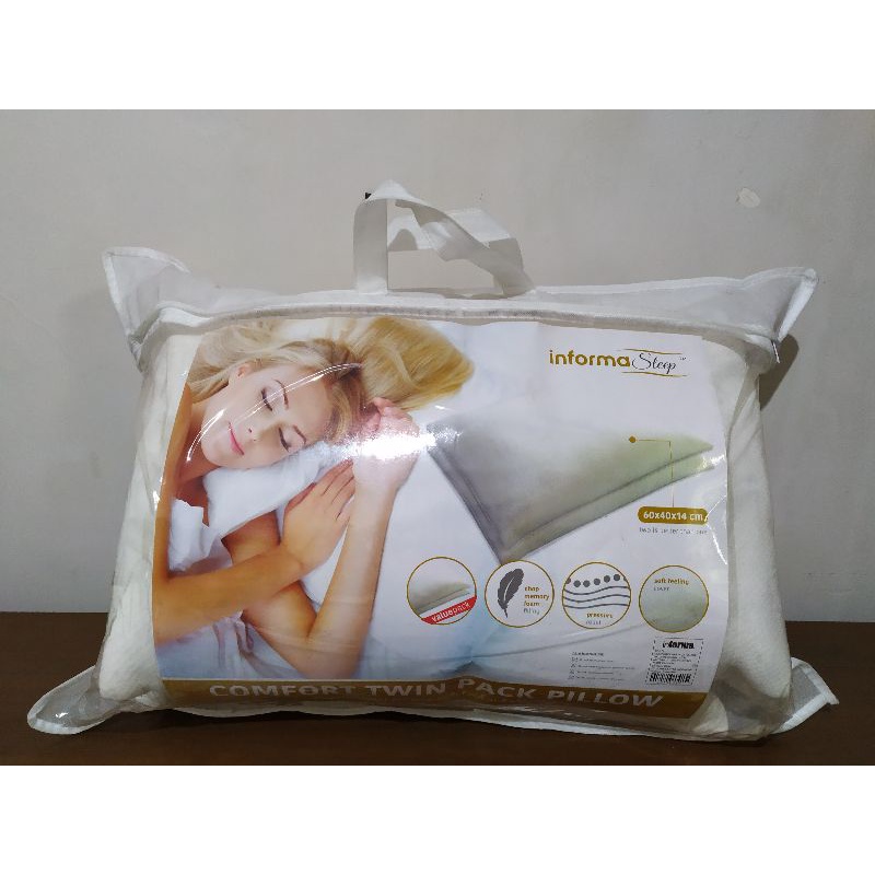 Informa Bantal Bamboo / Informa Comfort Twin Pack Pillow / Bantal Informa / Set Bantal Tidur Memory 