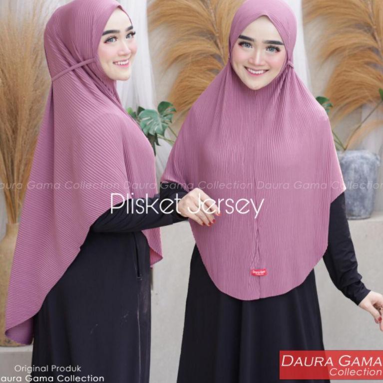 "PSG.18Oc22r" ORI DAURA HIJAB KHIMAR BERGO PED PLISKET JUMBO XL PREMIUM ORIGINAL DG DAURAGAMA JILBAB
