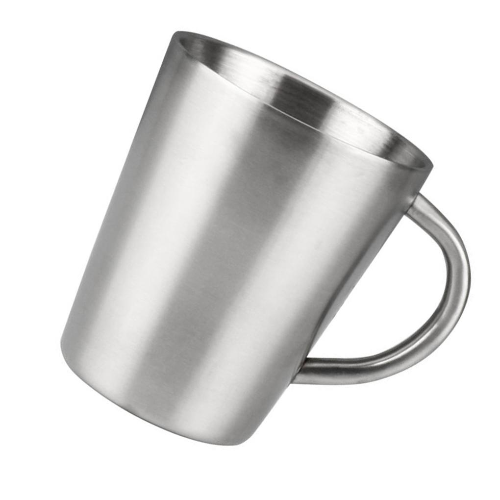 1pcs New Stainless Beer Cup Gelas Wine Gelas Kopi Tumbler Teh Susu Mug Rumah