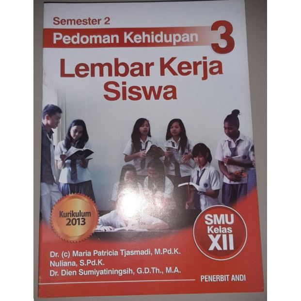 Buku lks agama kristen Pedoman kehidupan kelas 12 sma tahun 2022