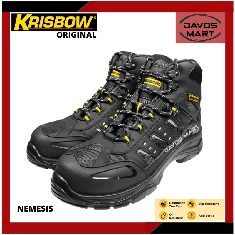 Sepatu Safety Krisbow NEMESIS || Krisbow Sepatu Safety NEMESIS || Safety Shoes Krisbow NEMESIS