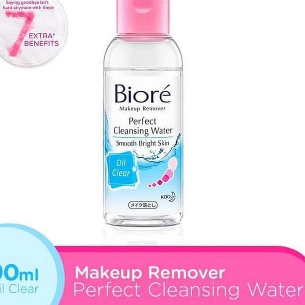 Image of Segera Beli (BOSS) Biore Makeup Remover Perfect Cleansing Water Oil Clear | Cleansing Water Soften Up Micellar Water 90ML/300ML Super #1