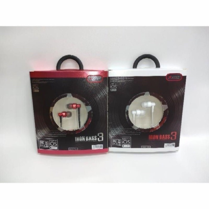 HEADSET ARMY IRONBASS 3/8 HANDSFREE EARPHONE ARMY IRON BASS 3/8