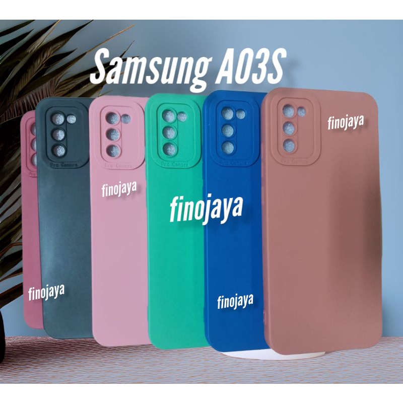 Case Macaron Samsung A03S 4g Silikon Casing Selicon Softcase pelindung Pro Camera