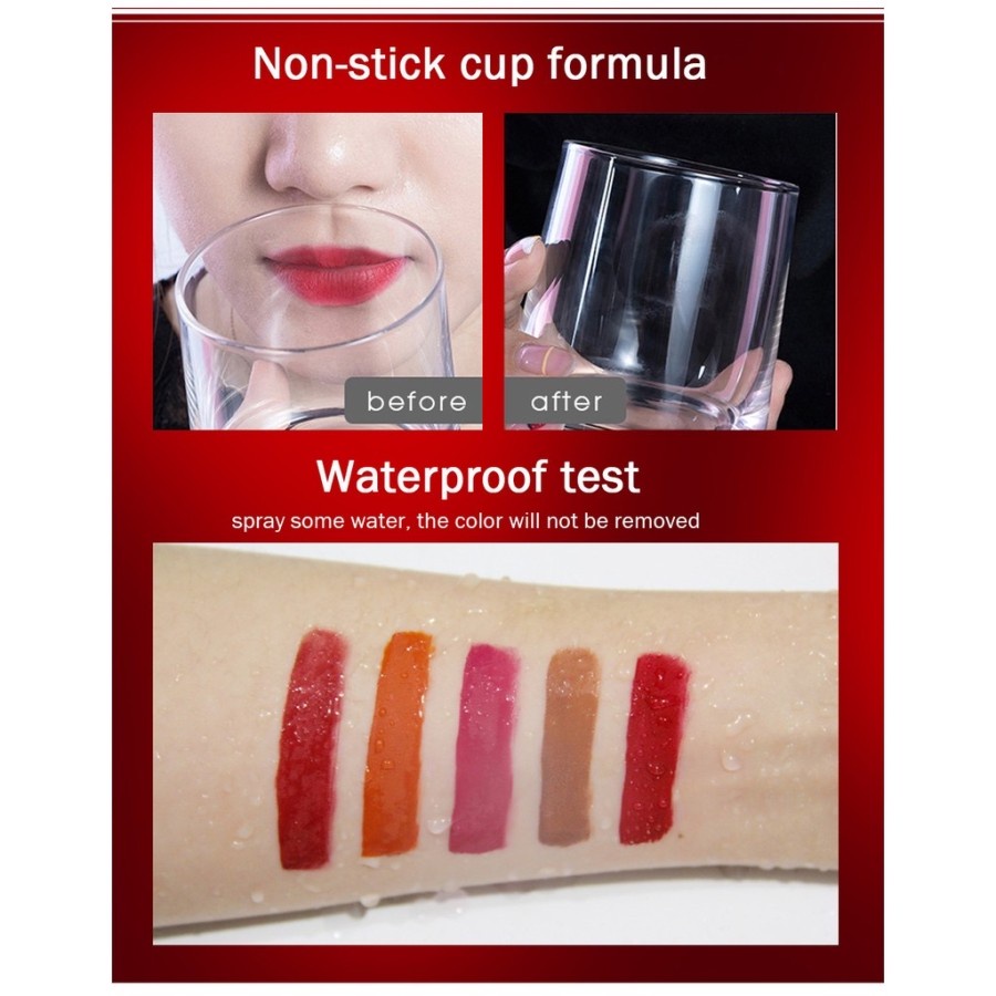 SANIYE L1181【BPOM】Lip Matte Lipstik Tahan Lama Waterproof Matte Murah Bibir Kosmetik