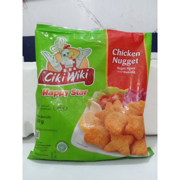 

Ciki Wiki Chicken Nugget /Naget Ayam bentuk Bintang 250Gr