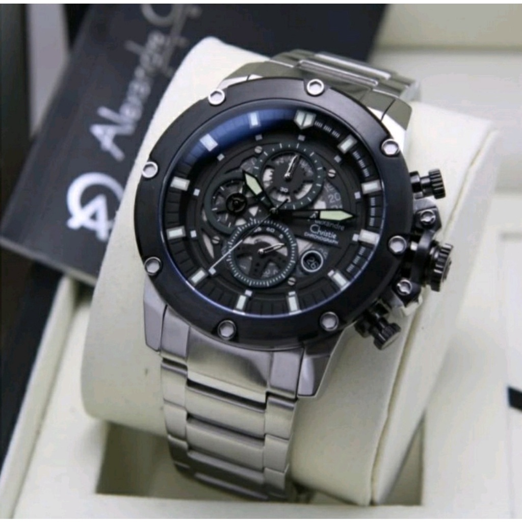 Alexandre Christie Ac 6564 Jam Tangan Pria Rante Original Garansi Resmi 1 Tahun