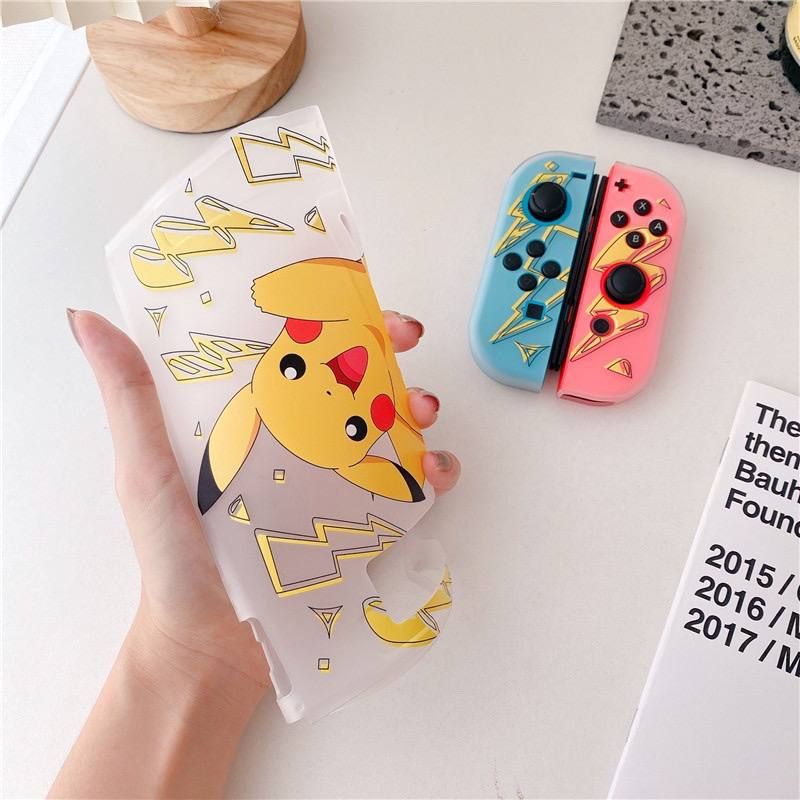 Nintendo Switch Case Silikon Casing v2 v1 Pikachu Pokemon Soft Softcase