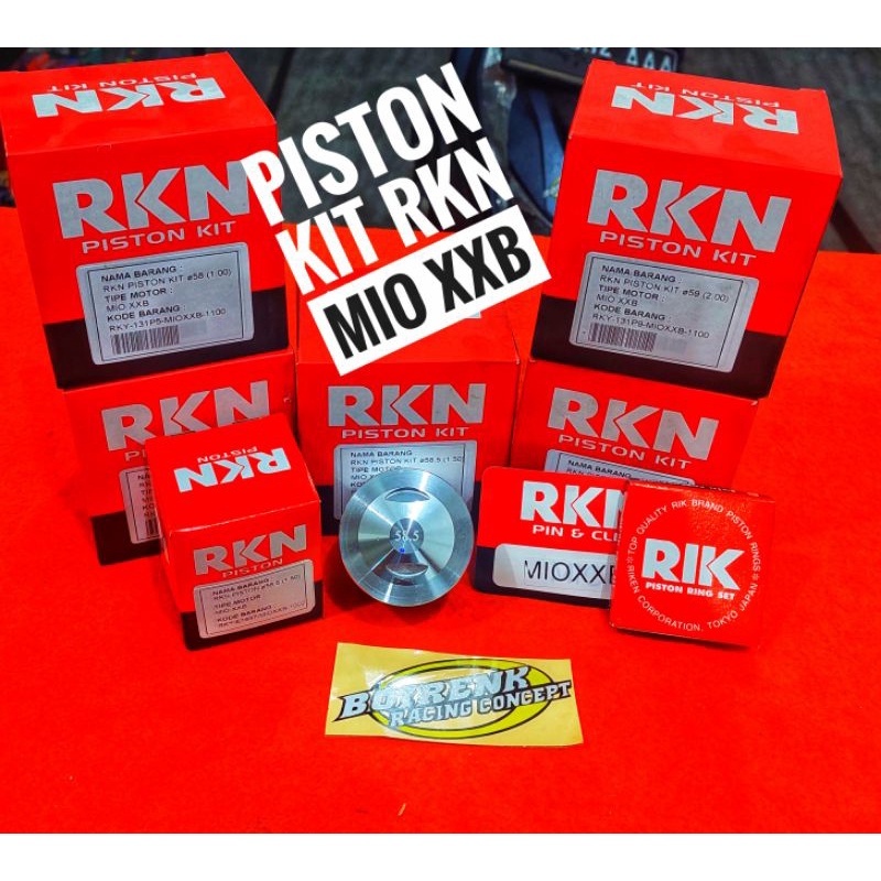 PISTON KIT SEHER SEKER MIO XXB RIK RKN RIKEN DMTR 57-57,5-58-58,5-59PEN15-BOYRENK RACING