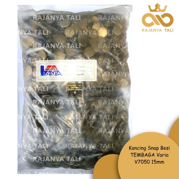Kancing Kancing Snap Besi Tembaga Varia V7050 15Mm