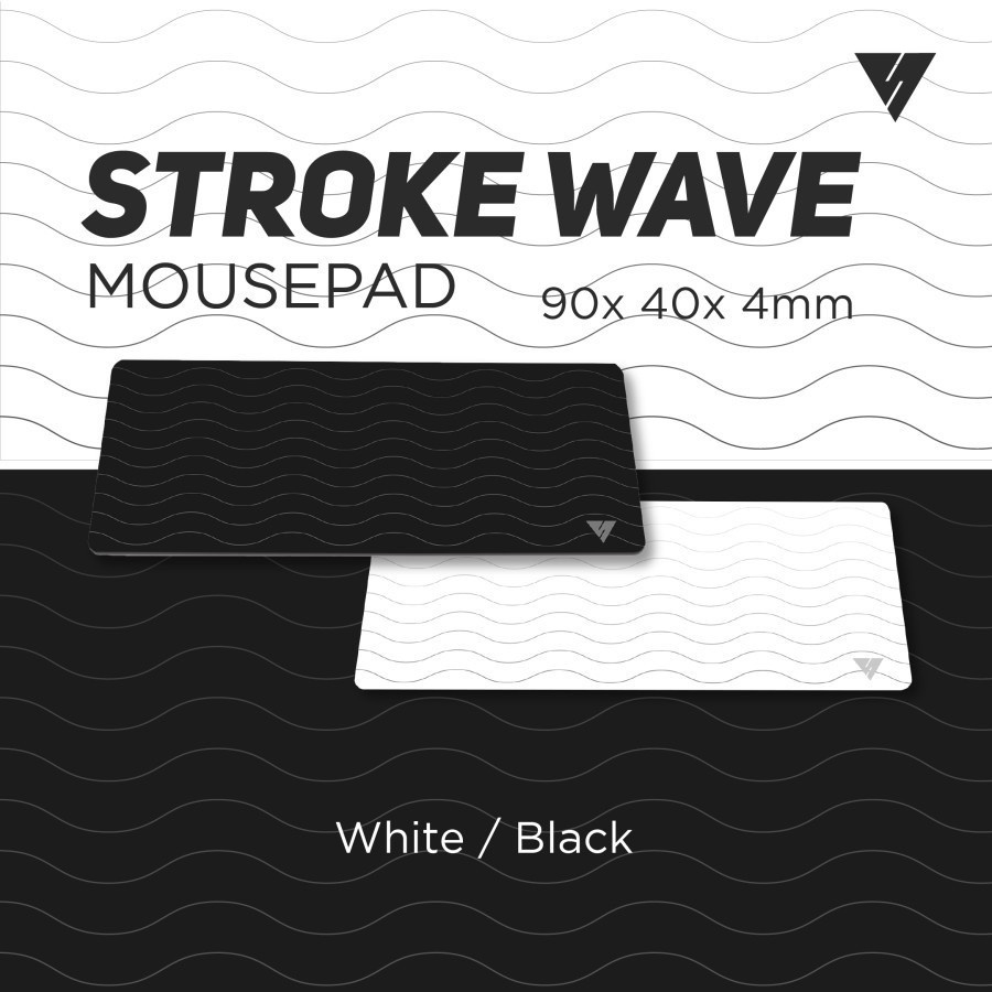 Vortex Series Stroke Wave Cloth Gaming Mousepad