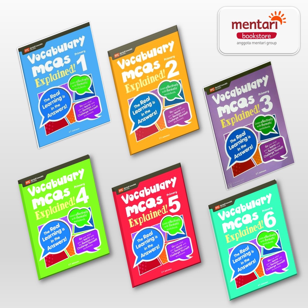 Vocabulary MCQs Explainde For Primary-Buku Latihan Bahasa Inggris Vocabulary SD