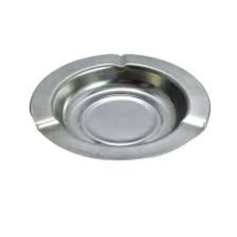 FG4 ASBAK ROKOK STAINLESS STEEL / ASBAK SENG BULAT TEMPAT ASBAK ROKOK /