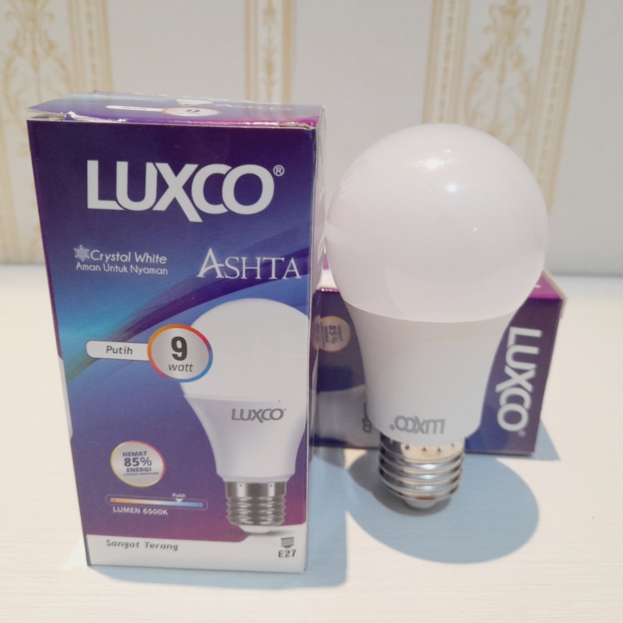 Lampu Led LUXCO ASTHA 9W Garansi 1 tahun..Cahaya Putih