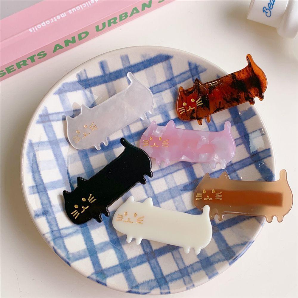 Hairpins Acetate Cat Animal Barrettes Fashion INS for Women