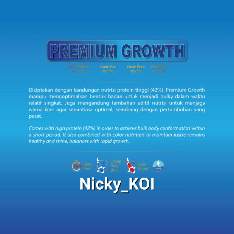 LC KOI Food Premium Growth 2 Kg Floating Type