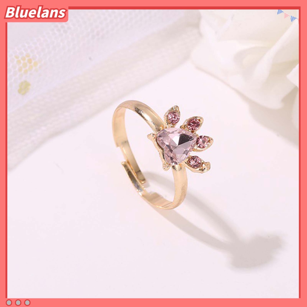 Bluelans 1 Set Anting Stud Kalung Gelang Cincin Bahan Alloy Anti Alergi Untuk Pesta