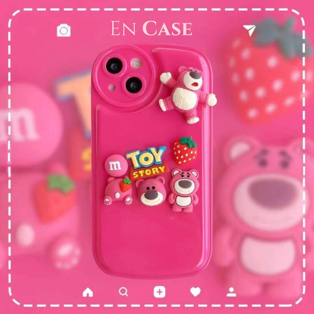 Casing Softcase Iphone 11 12 13 Pro Case Silicone Lucu Model Lotso Toy Story