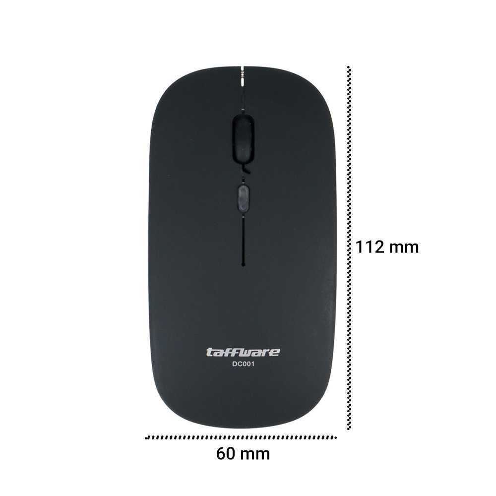 Mouse Wireless LED RGB Dual Mode 2.4GHz + Bluetooth 5.2 Mouse Dapat Di Isi Ulang