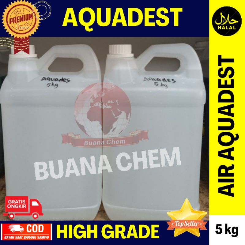 

Air Aquadest 5 kg Murni