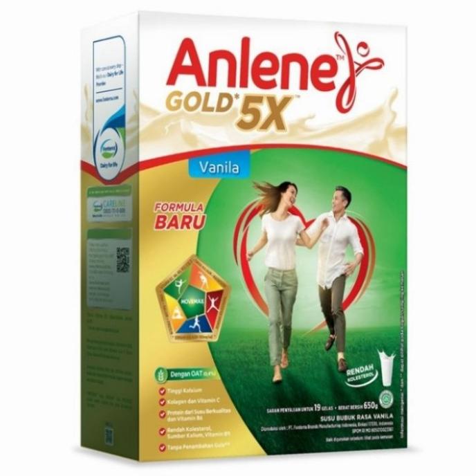 

[ COD ] Anlene Gold 5X Vanilla 650 Gr